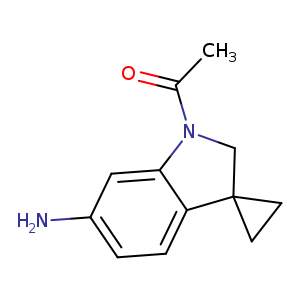 CC(=O)N1CC2(c3c1cc(N)cc3)CC2