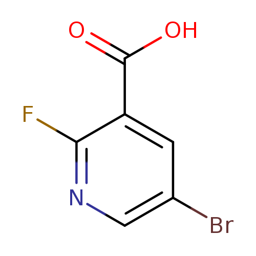 Brc1cnc(c(c1)C(=O)O)F