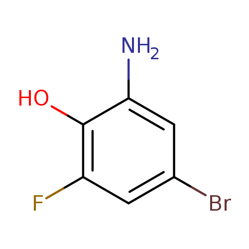 Brc1cc(N)c(c(c1)F)O