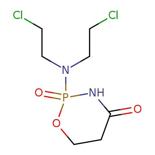 ClCCN(P1(=O)OCCC(=O)N1)CCCl