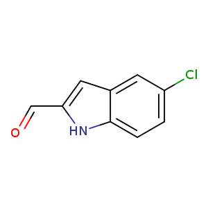 O=Cc1cc2c([nH]1)ccc(c2)Cl