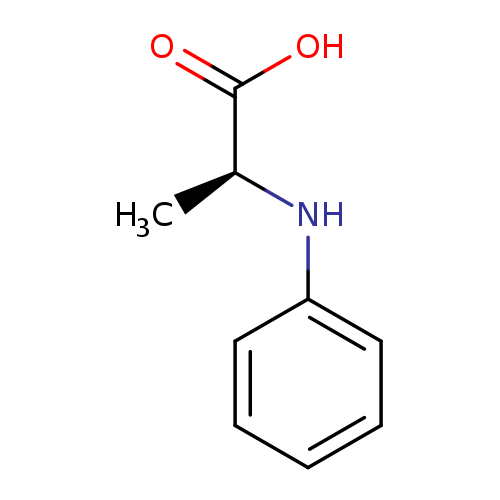 C[C@@H](C(=O)O)Nc1ccccc1