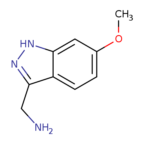 COc1ccc2c(c1)[nH]nc2CN