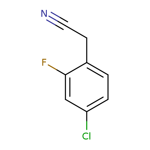 N#CCc1ccc(cc1F)Cl