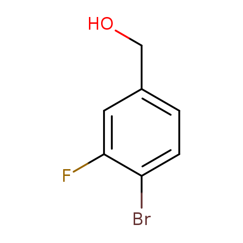 OCc1ccc(c(c1)F)Br