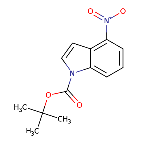 [O-][N+](=O)c1cccc2c1ccn2C(=O)OC(C)(C)C
