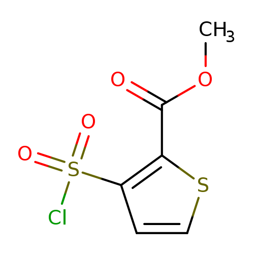 COC(=O)c1sccc1S(=O)(=O)Cl