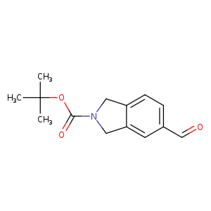 O=Cc1ccc2c(c1)CN(C2)C(=O)OC(C)(C)C