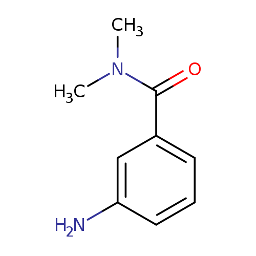 Nc1cccc(c1)C(=O)N(C)C