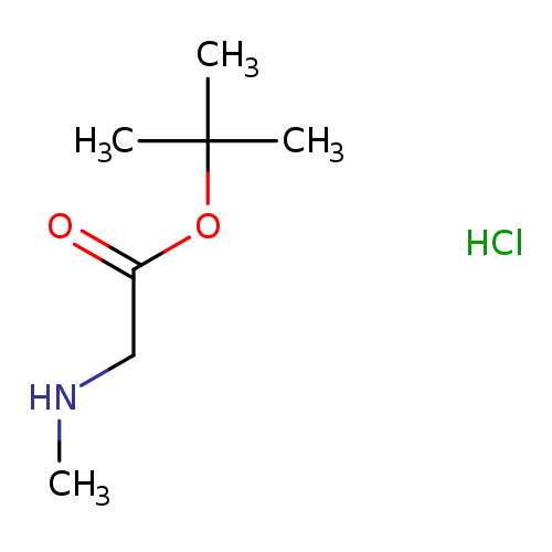 CNCC(=O)OC(C)(C)C.Cl