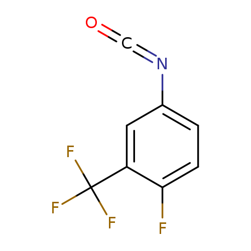O=C=Nc1ccc(c(c1)C(F)(F)F)F