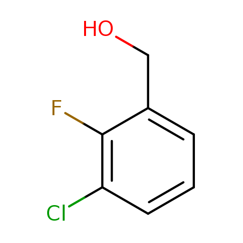 OCc1cccc(c1F)Cl