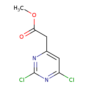 COC(=O)Cc1cc(Cl)nc(n1)Cl