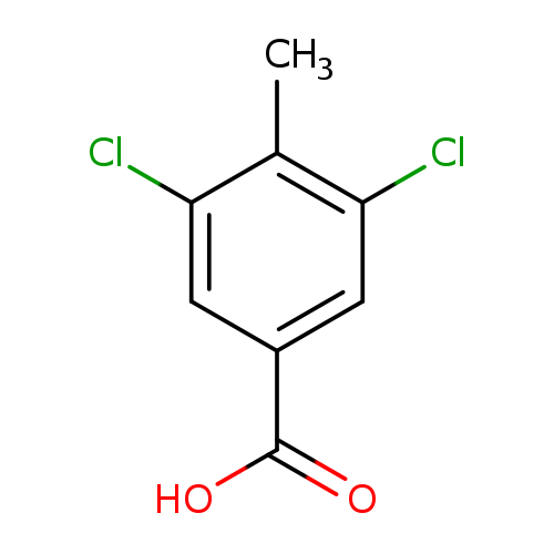 OC(=O)c1cc(Cl)c(c(c1)Cl)C