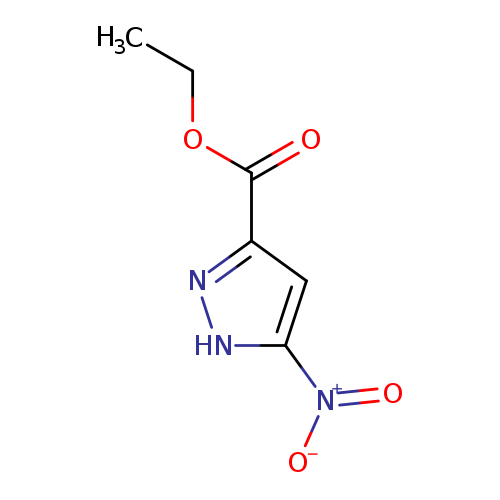 [O-][N+](=O)c1cc(n[nH]1)C(=O)OCC