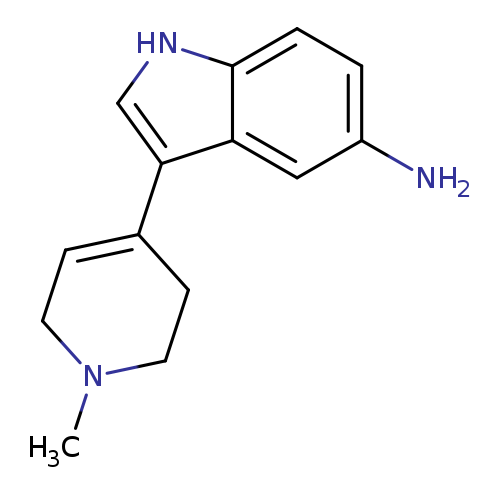 CN1CCC(=CC1)c1c[nH]c2c1cc(N)cc2