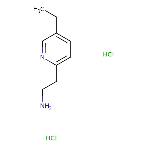 NCCc1ccc(cn1)CC.Cl.Cl