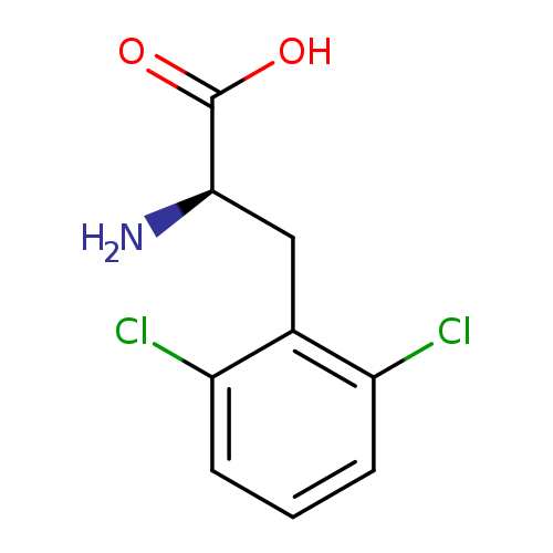 N[C@@H](C(=O)O)Cc1c(Cl)cccc1Cl