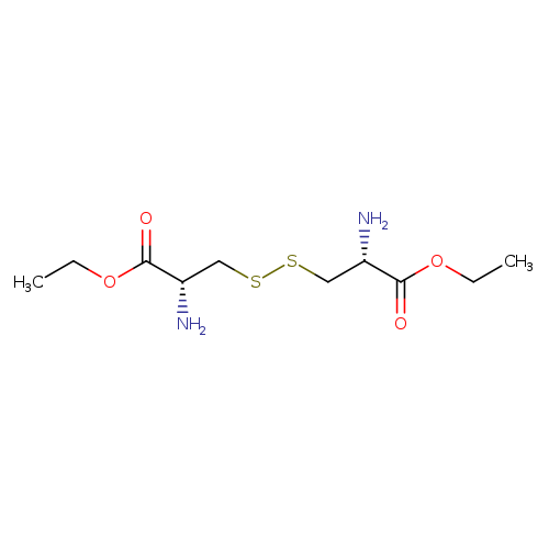 CCOC(=O)[C@H](CSSC[C@@H](C(=O)OCC)N)N
