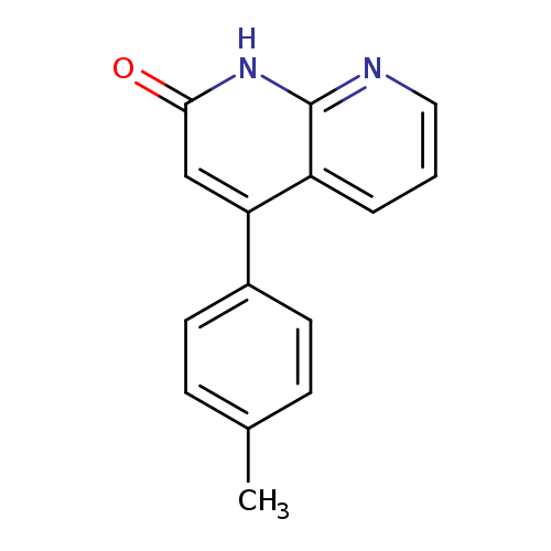 Cc1ccc(cc1)c1cc(=O)[nH]c2c1cccn2