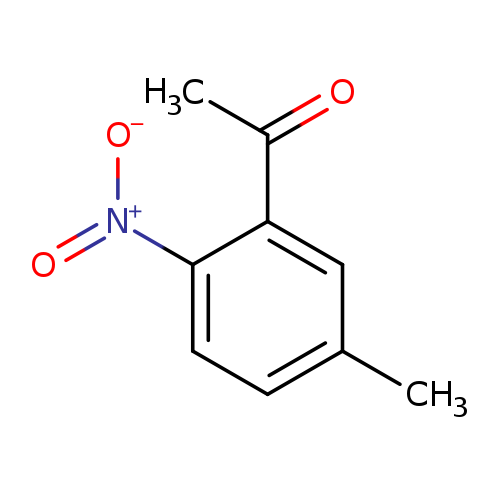 Cc1ccc(c(c1)C(=O)C)[N+](=O)[O-]
