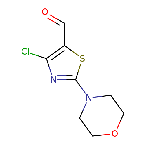 O=Cc1sc(nc1Cl)N1CCOCC1
