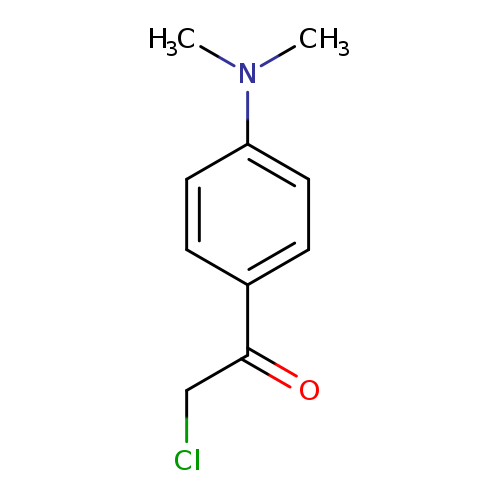 ClCC(=O)c1ccc(cc1)N(C)C