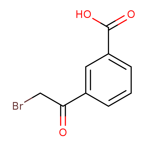 BrCC(=O)c1cccc(c1)C(=O)O