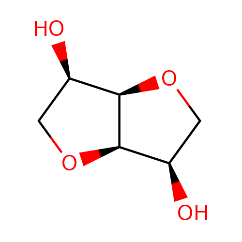 O[C@@H]1CO[C@H]2[C@@H]1OC[C@H]2O