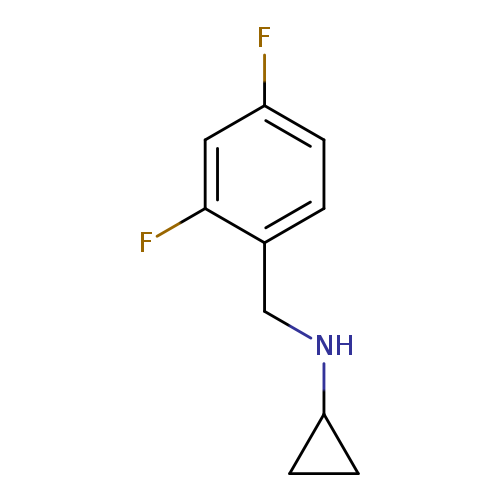 Fc1ccc(c(c1)F)CNC1CC1