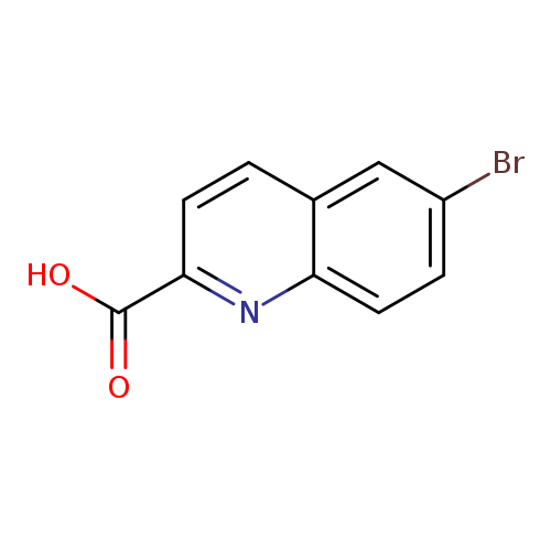 Brc1ccc2c(c1)ccc(n2)C(=O)O