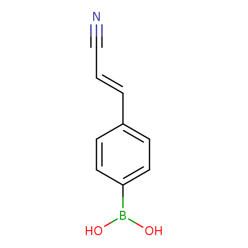 OB(c1ccc(cc1)/C=C/C#N)O