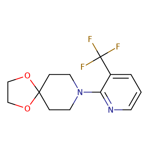 FC(c1cccnc1N1CCC2(CC1)OCCO2)(F)F