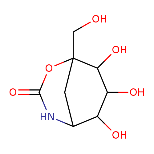 OCC12OC(=O)NC(C1)C(C(C2O)O)O