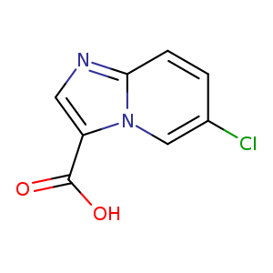 Clc1ccc2n(c1)c(cn2)C(=O)O