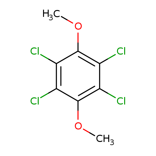 COc1c(Cl)c(Cl)c(c(c1Cl)Cl)OC