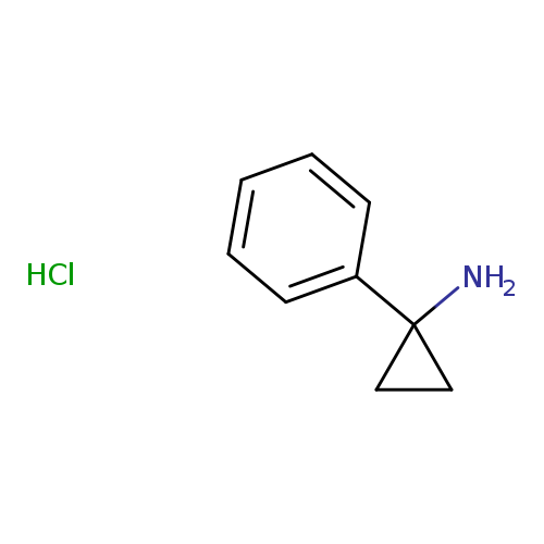 NC1(CC1)c1ccccc1.Cl