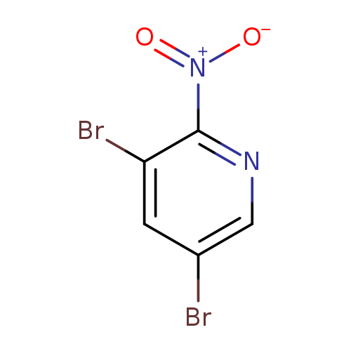 Brc1cnc(c(c1)Br)[N+](=O)[O-]