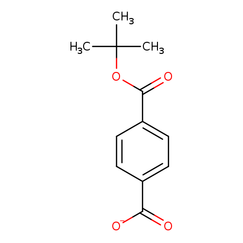 O=C(c1ccc(cc1)C(=O)[O-])OC(C)(C)C