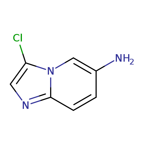 Nc1ccc2n(c1)c(Cl)cn2