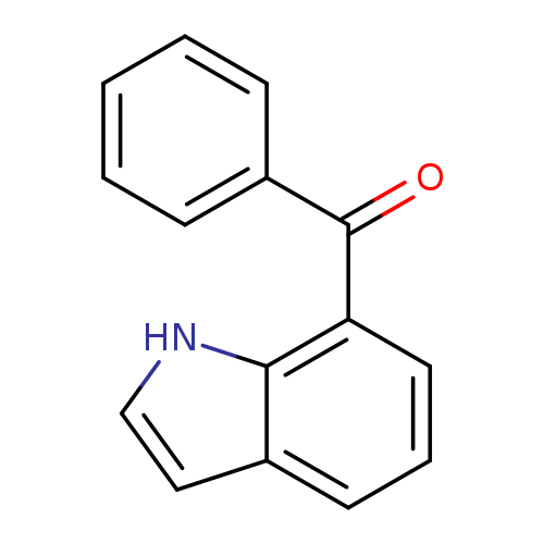 O=C(c1cccc2c1[nH]cc2)c1ccccc1