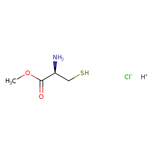 COC(=O)[C@H](CS)N.[Cl-].[H+]