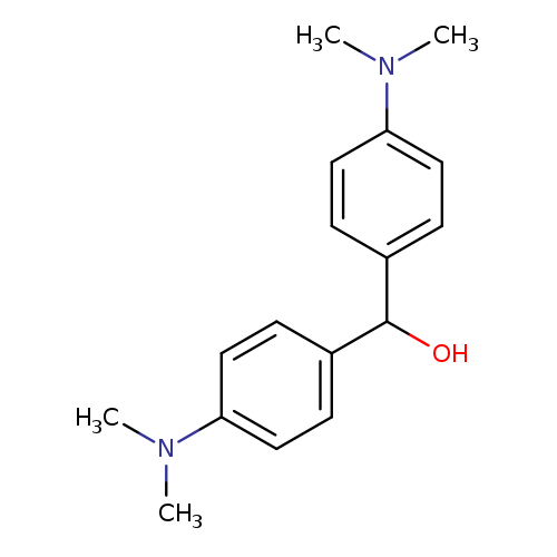 OC(c1ccc(cc1)N(C)C)c1ccc(cc1)N(C)C