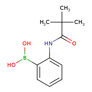 O=C(C(C)(C)C)Nc1ccccc1B(O)O