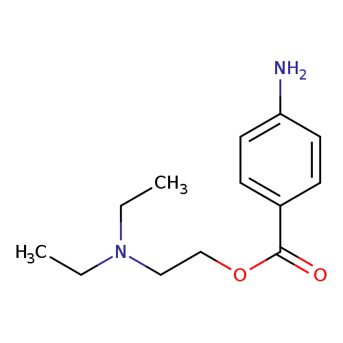 CCN(CCOC(=O)c1ccc(cc1)N)CC