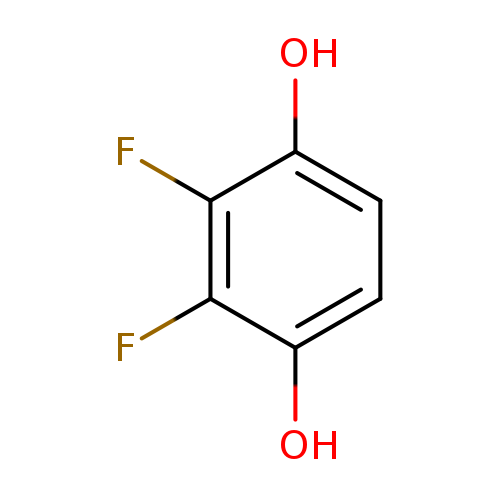 Fc1c(O)ccc(c1F)O