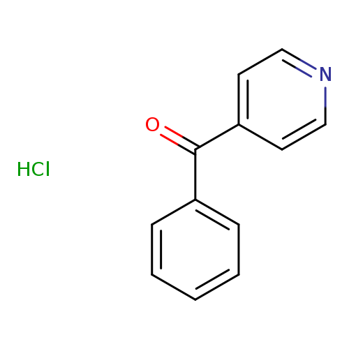 O=C(c1ccncc1)c1ccccc1.Cl