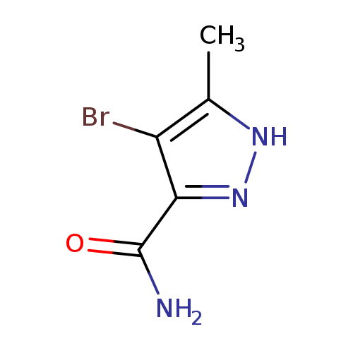 NC(=O)c1n[nH]c(c1Br)C