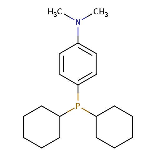 CN(c1ccc(cc1)P(C1CCCCC1)C1CCCCC1)C