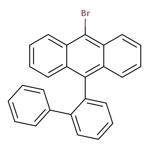 Brc1c2ccccc2c(c2c1cccc2)c1ccccc1c1ccccc1